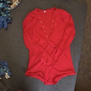 Sleep/sexy shirt and shorts in one